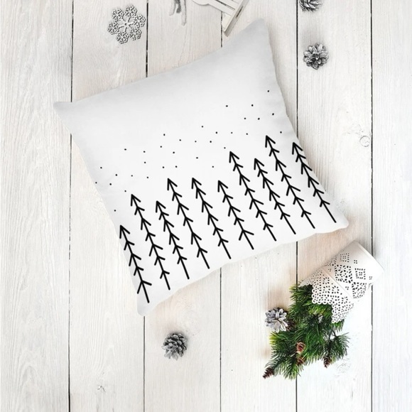 Other - Holiday Tree Print Cushion Cover (Case Only)